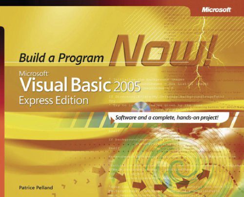 دانلود نسخه کامل کتاب Microsoft Visual Basic 2005 Express Edition Build A Program Now