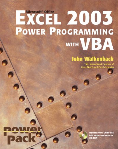 دانلود نسخه کامل کتاب Excel 2003 Power Programming with VBA (Excel Power Programming With Vba)
