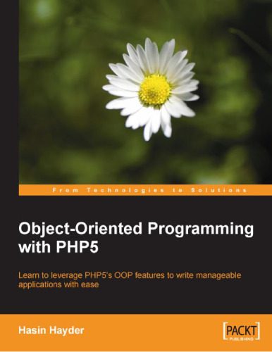 دانلود نسخه کامل کتاب Object-Oriented Programming with PHP5