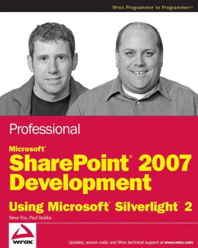 دانلود نسخه کامل کتاب Professional Microsoft SharePoint 2007 Development Using Silverlight 2