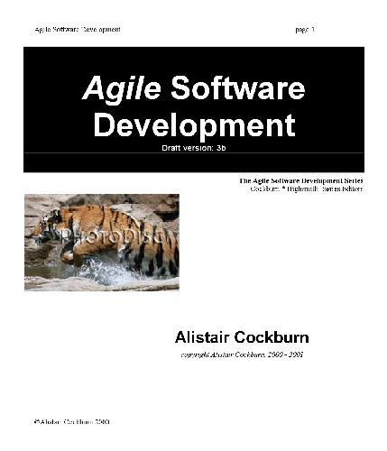 دانلود نسخه کامل کتاب Agile software development