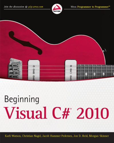 دانلود نسخه کامل کتاب Beginning Visual C# 2010 (Wrox Programmer to Programmer)