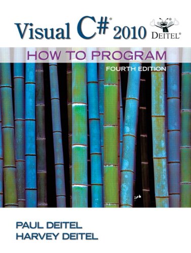 دانلود کتاب Visual C# 2010: How to Program – Visual C# 2010: How to Programme