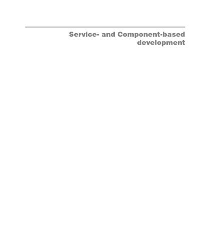 دانلود نسخه کامل کتاب Service- and Component-based Development: Using the Select Perspective and UML