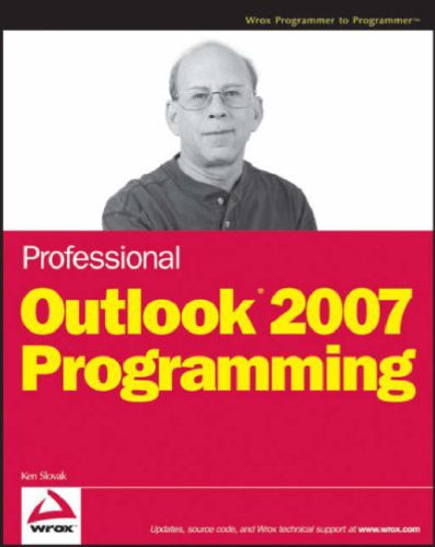 دانلود نسخه کامل کتاب Professional Outlook 2007 Programming