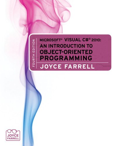 دانلود نسخه کامل کتاب Microsoft Visual C# 2010: An Introduction to Object-Oriented Programming, 4th Edition