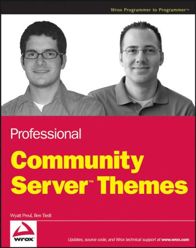 دانلود نسخه کامل کتاب Professional Community Server Themes (Programmer to Programmer)