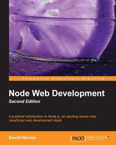 دانلود نسخه کامل کتاب Node Web Development – Second Edition