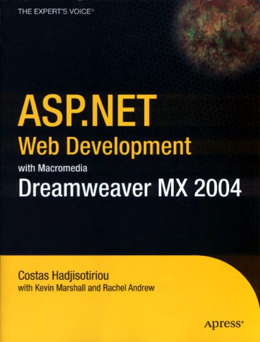 دانلود نسخه کامل کتاب ASP.NET Web Development with Macromedia Dreamweaver MX 2004