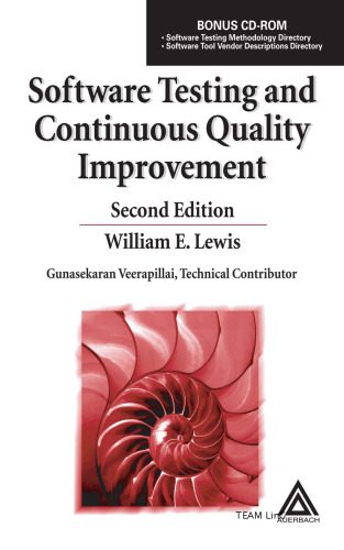 دانلود نسخه کامل کتاب Software Testing and Continuous Quality Improvement