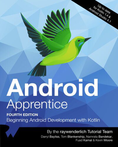 دانلود نسخه کامل کتاب Android Apprentice (Fourth Edition): Beginning Android Development with Kotlin