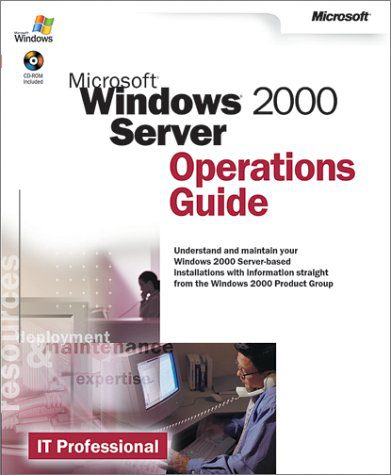 دانلود نسخه کامل کتاب Microsoft Windows 2000 Server Operations Guide