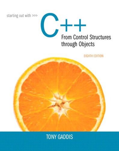 دانلود نسخه کامل کتاب Starting Out with C++ from Control Structures to Objects