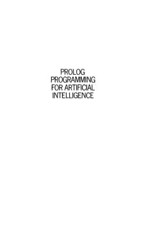 دانلود نسخه کامل کتاب Prolog programming for artificial intelligence