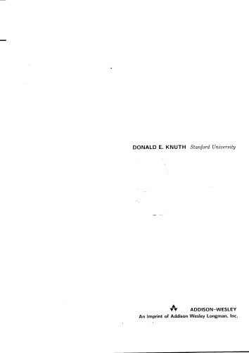 دانلود نسخه کامل کتاب The art of computer programming III