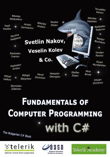 دانلود نسخه کامل کتاب Fundamentals of Computer Programming with C#