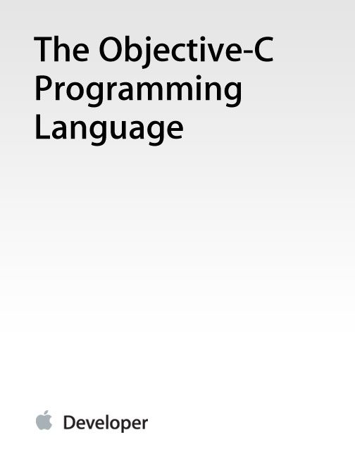 دانلود نسخه کامل کتاب The Objective-C Programming Language