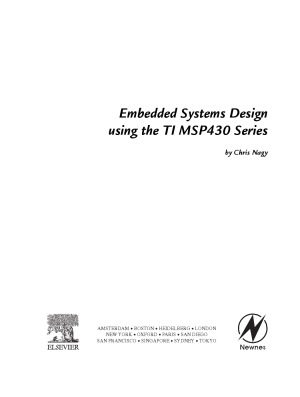 دانلود نسخه کامل کتاب Embedded Systems Design using the TI MSP430 Series