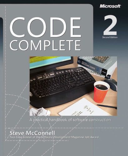 دانلود نسخه کامل کتاب Code Complete: A Practical Handbook of Software Construction (with PDF outline)