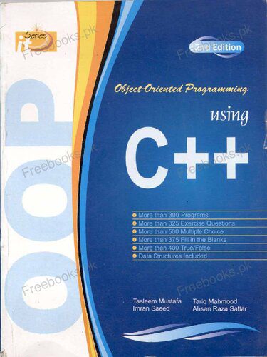 دانلود نسخه کامل کتاب Object-Oriented Programming (OOP) using C++