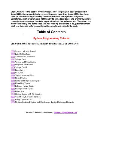دانلود نسخه کامل کتاب Learn to Program using Python