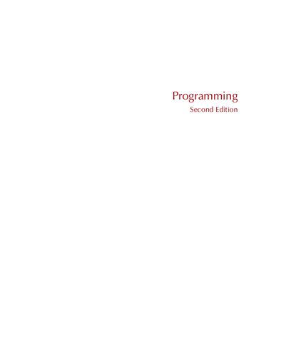 دانلود نسخه کامل کتاب Programming: Principles and Practice Using C++ (2nd Edition, bookmarks)