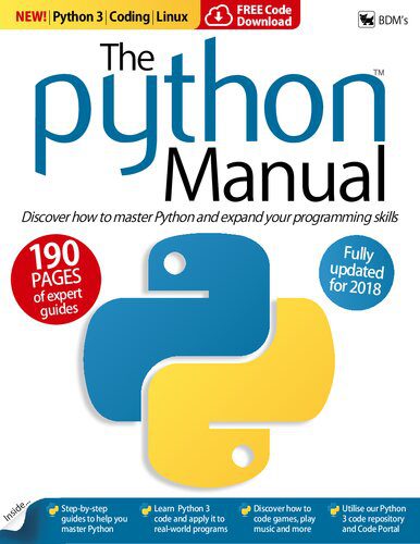 دانلود نسخه کامل کتاب The Python Manual Volume 37: Discover how to master Python and expand your programming skills