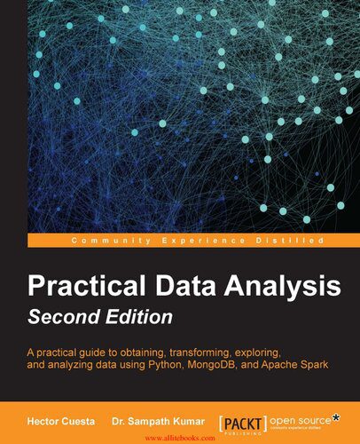 دانلود نسخه کامل کتاب Practical Data Analysis (Python, MongoDB, Apache Spark)