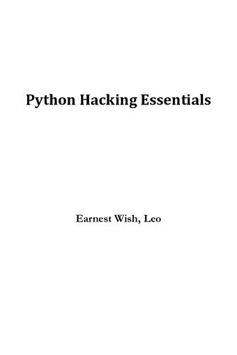 دانلود نسخه کامل کتاب Python Hacking Essentials