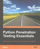دانلود نسخه کامل کتاب Python Penetration Testing Essentials
