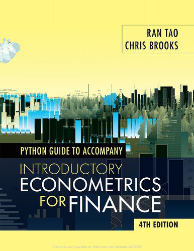 دانلود نسخه کامل کتاب Python Guide to Accompany Introductory Econometrics for Finance