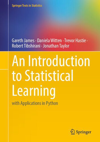 دانلود نسخه کامل کتاب An Introduction to Statistical Learning: with Applications in Python (Springer Texts in Statistics) 2nd edition