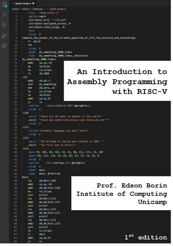دانلود نسخه کامل کتاب An Introduction to Assembly Programming with RISC-V