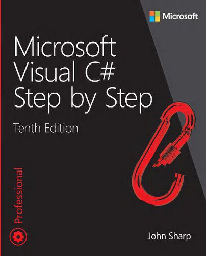 دانلود نسخه کامل کتاب Microsoft Visual C# Step by Step