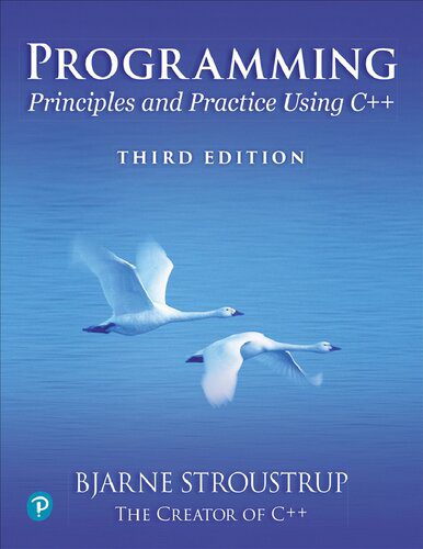 دانلود نسخه کامل کتاب Programming: Principles and Practice Using C++, Third Edition