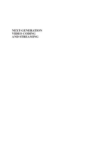 دانلود نسخه کامل کتاب Next-generation video coding and streaming