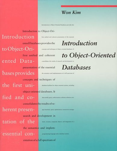دانلود نسخه کامل کتاب Introduction to Object-Oriented Databases