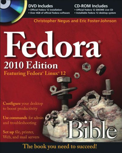 دانلود نسخه کامل کتاب Fedora Bible 2010 Edition: Featuring Fedora Linux 12