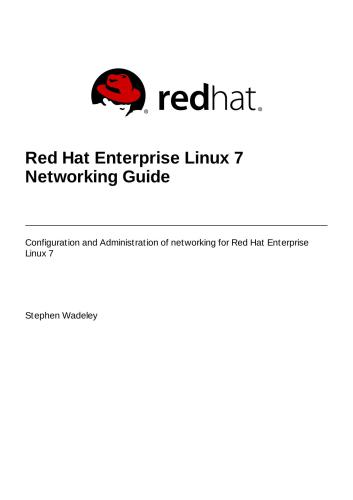 دانلود نسخه کامل کتاب Red Hat Enterprise Linux 7 Networking Guide