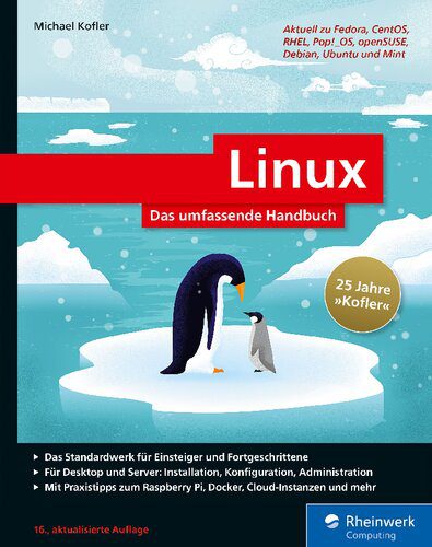 دانلود نسخه کامل کتاب Linux: Das umfassende Handbuch