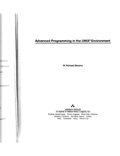 دانلود نسخه کامل کتاب Advanced programming in the UNIX