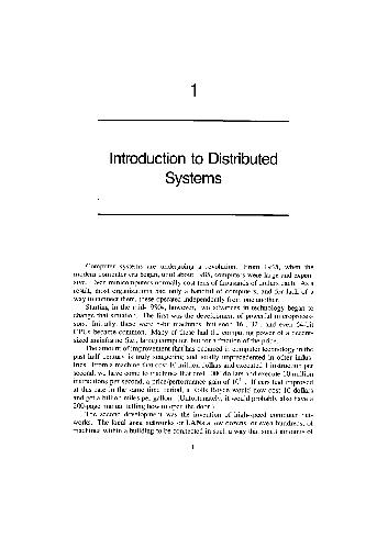 دانلود نسخه کامل کتاب Distributed Operating Systems