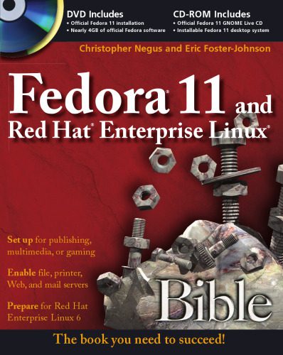 دانلود نسخه کامل کتاب Fedora 11 and Red Hat Enterprise Linux Bible