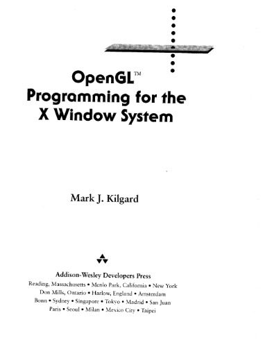 دانلود نسخه کامل کتاب Open GL. Programming for X-Windows system
