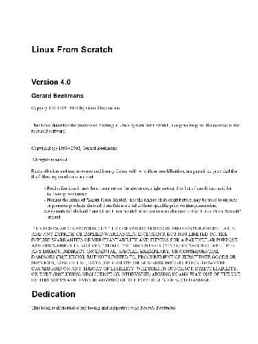 دانلود نسخه کامل کتاب Linux From Scratch