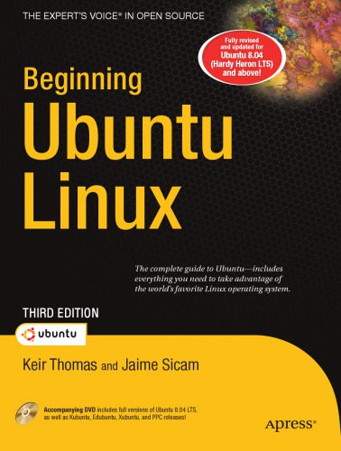 دانلود نسخه کامل کتاب Beginning Ubuntu Linux, Third Edition