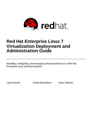 دانلود نسخه کامل کتاب Red Hat Enterprise Linux 7 Virtualization Deployment and Administration Guide