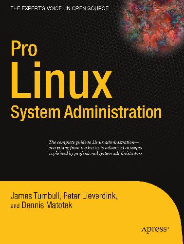 دانلود نسخه کامل کتاب Pro Linux System Administration