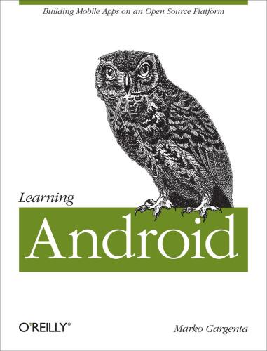 دانلود نسخه کامل کتاب Learning Android