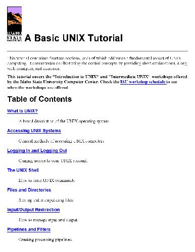 دانلود نسخه کامل کتاب A Basic UNIX Tutorial